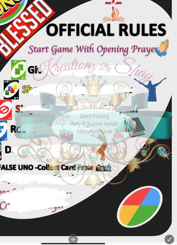 Blessed Uno, Christian Games