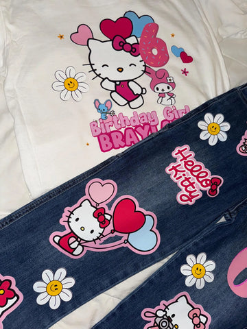 Hello Kitty Birthday Outfit for Toddlers