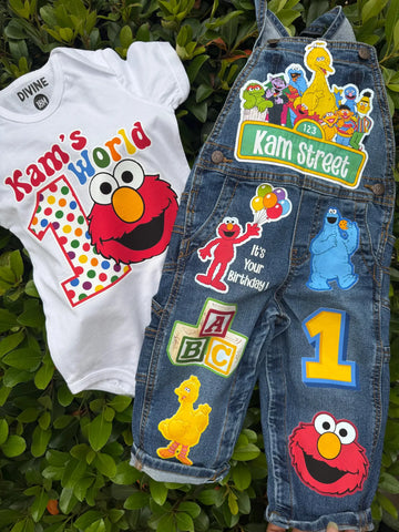 Elmo Birthday Outfit for Toddlers