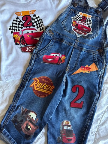 Cars Birthday Outfit for Toddlers