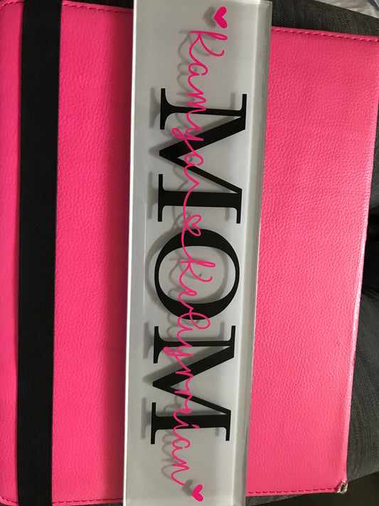 Mom Glass Plaques