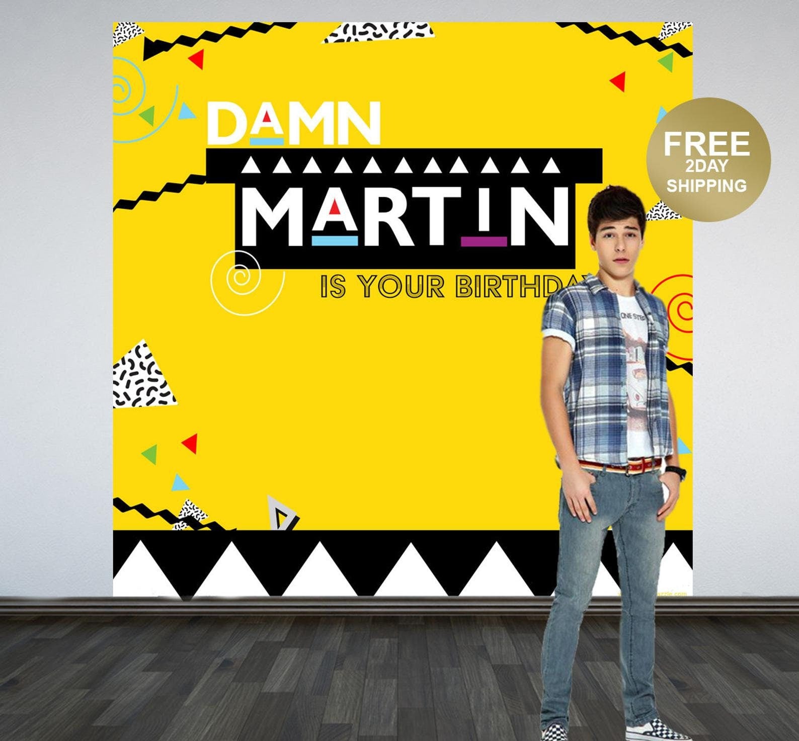 Digital Dam Martin, Sweet 16, Graduation Photo Booth, Class of Backdrop, Class of Step and Repeat, Graduation Senior Prom Banner
