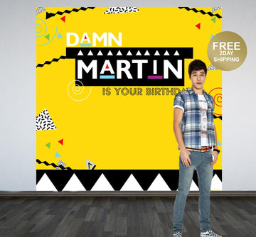 Digital Dam Martin, Sweet 16, Graduation Photo Booth, Class of Backdrop, Class of Step and Repeat, Graduation Senior Prom Banner