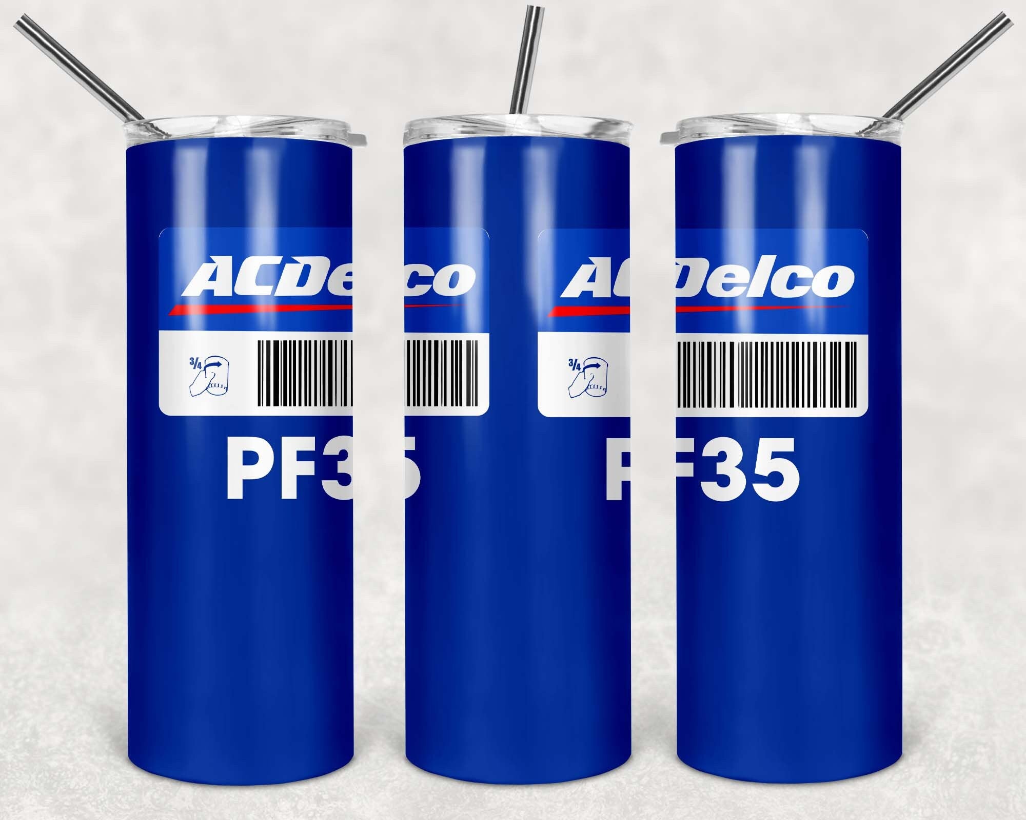 AC Delco Oil Filter Tumbler Template