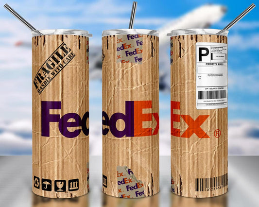Delivery Package Tumbler Template (5 Designs)