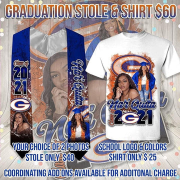 Graduation Shirt and Stole Set