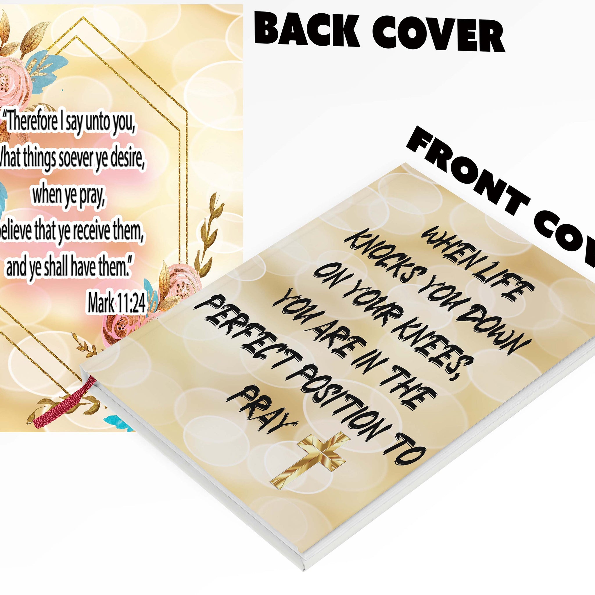 PRINTABLE Planner Cover Dashboard, Digital Personal Journal Cover,When Life Knocks You Down Tan Journal Cover, Custom Journal Cover