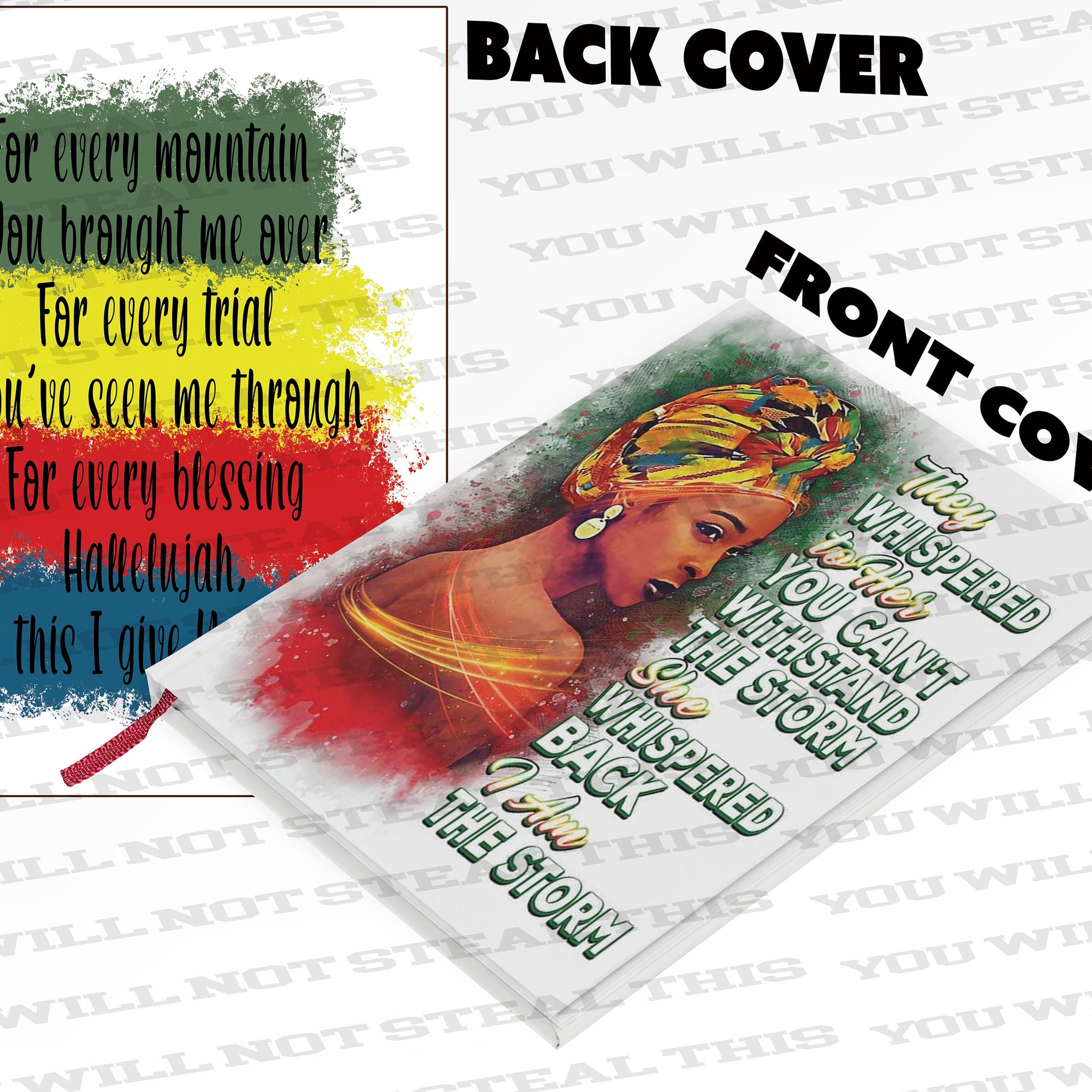 PRINTABLE Planner Cover Dashboard, Digital Personal Journal Cover, I Am The Storm