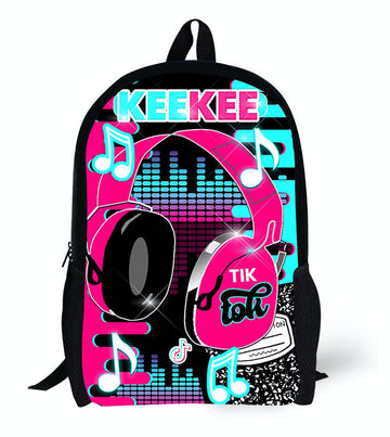 Personalized Backpack Tikk Tokk Backpack - Custom Backpack for Kids -Book Bag