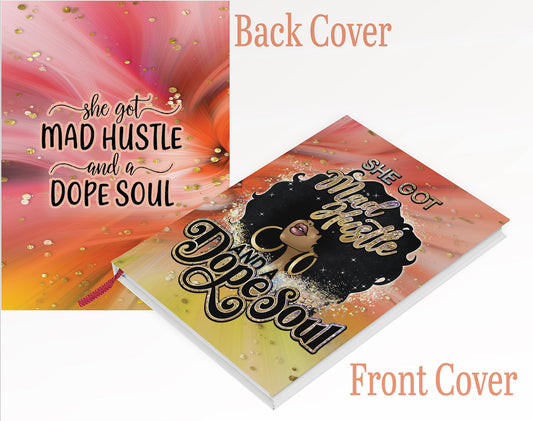 PRINTABLE Planner Cover Dashboard, Digital Personal Journal Cover, She Got Mad Hustle (2 Color Schemes)