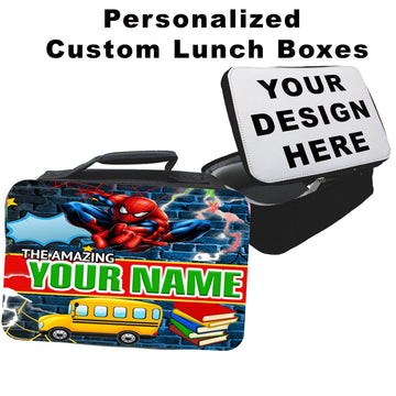 Custom Webman Spider Man Lunchbag for Kids