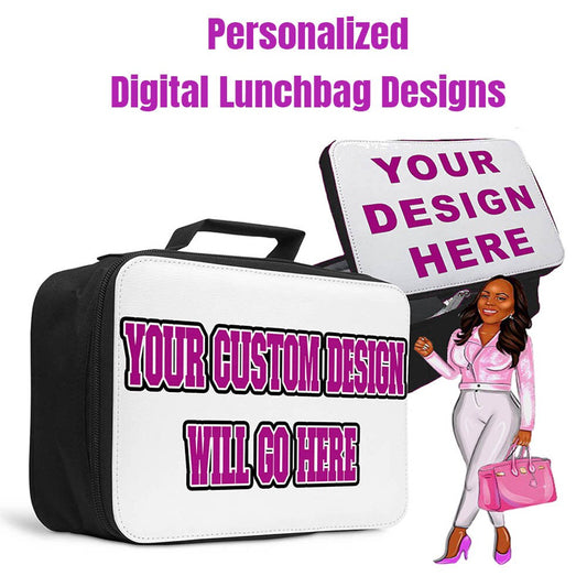 PRINTABLE Custom Backpack and Lunchbag Digital File