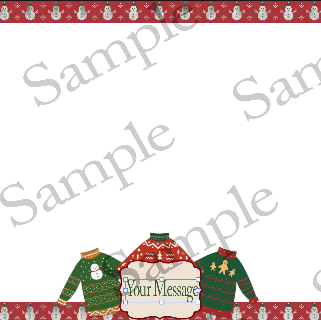 Ugly Sweater Christmas Booth Photo Template, 360 Booth Overlay Filter, Revospin 360 Overlay for Any Event, Touchpix 360 Overlay
