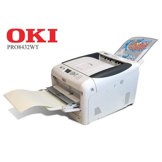 OKI Pro8432WT A3 White Toner Printer with RIP Software and Tablet + Extra White Toner + Free global shipping