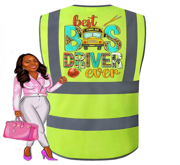 Best Bus Driver Ever,  Bus Driver Student Delivery Specialist Vest, Bus Driver Reflector Safety Vest