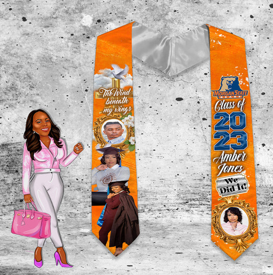 Orange Memorial Graduation Stole