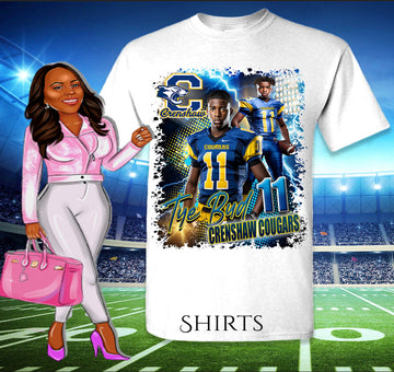 Blu Lightening FootBall Shirt, Football Shirts, Family Shirts