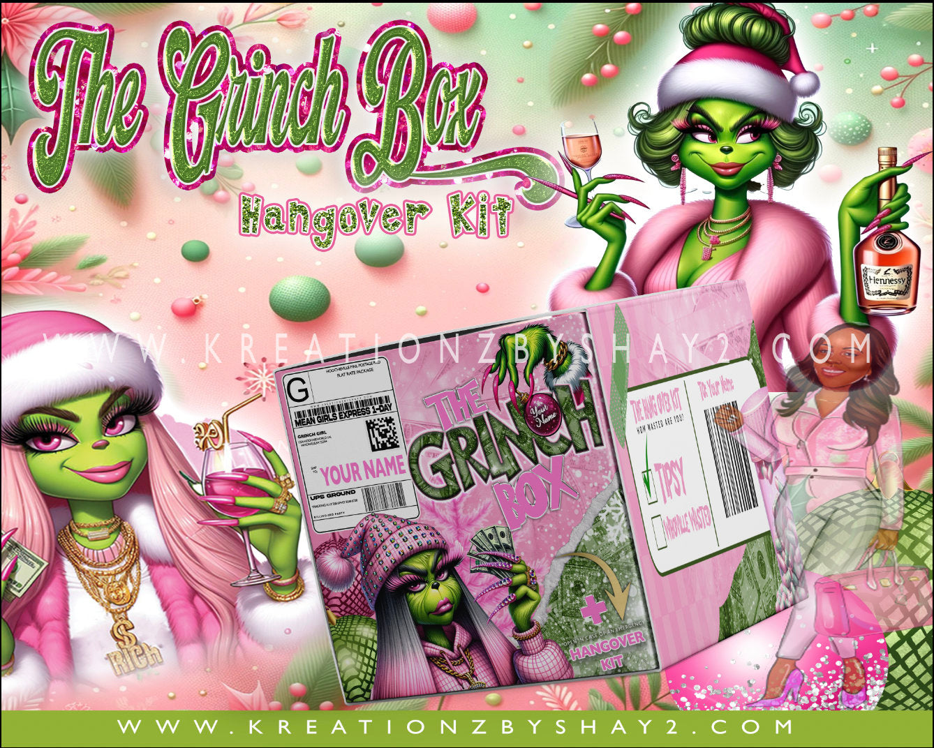 The Grinch Box Hangover Kit (The Morning After Kit)