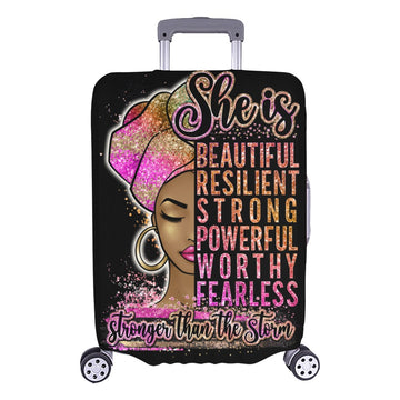 She Is Luggage Cover