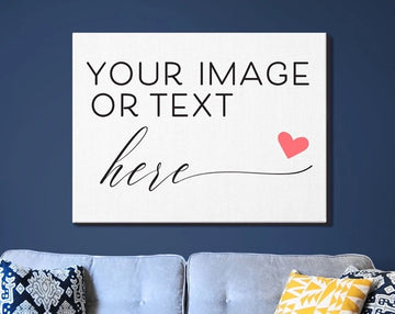 Your Photo On Canvas Print Wall Art